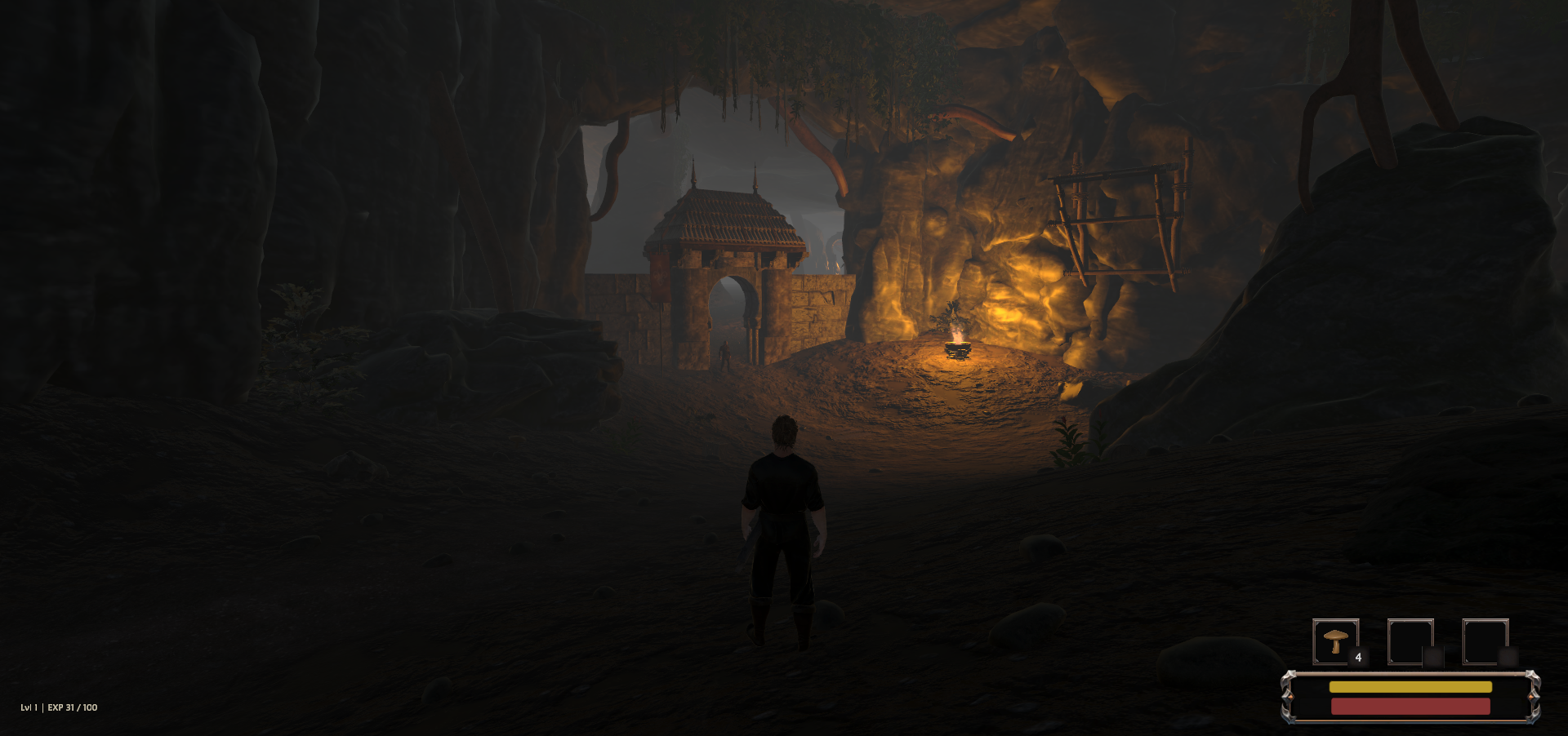 Der Weg zum Lager der Garde in Aderfall